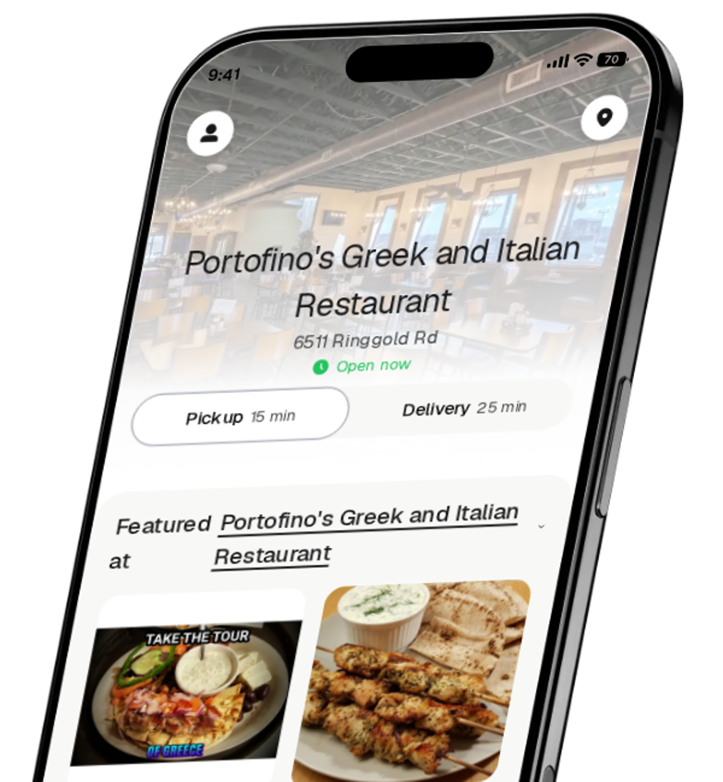 Portofino's Greek and Italian Restaurant app preview